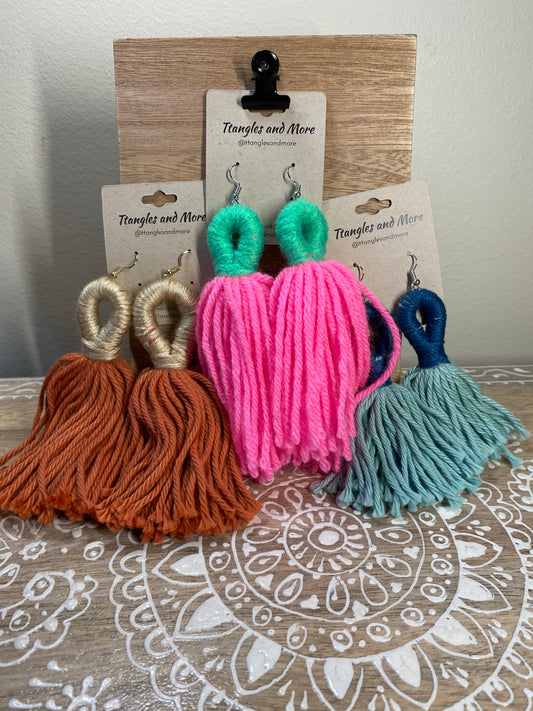 Straight Tassel earrings