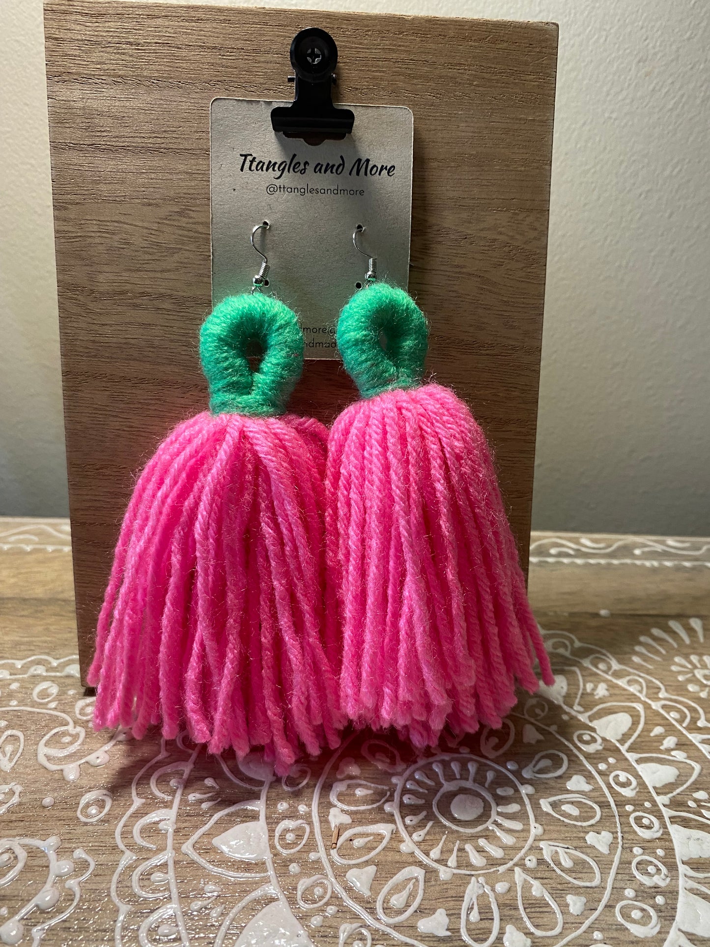 Straight Tassel earrings